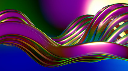 Abstract colorful background. 3d illustration, 3d rendering.