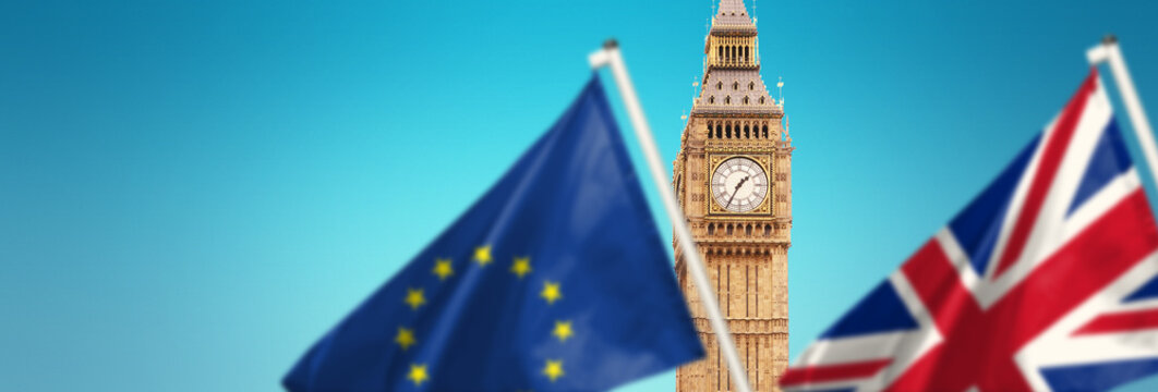 Brexit Konzept - Gro&szlig;britannien  verl&auml;sst die Europ&auml;ische Union