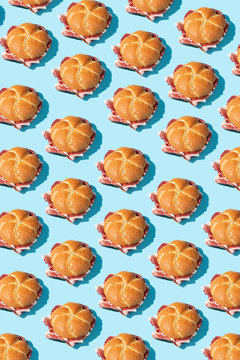 serrano ham sandwiches