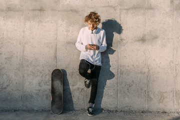 Teenage Skateboarder