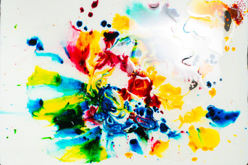 Close up shot of an abstract colors