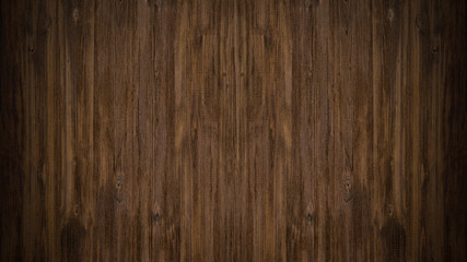 Obraz premium old brown rustic dark grunge wooden texture - wood background banner