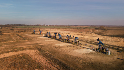 Dry field with oil extraction mechanisms