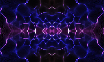 Abstract light pattern