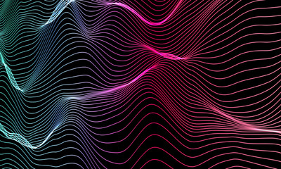 Abstract light pattern