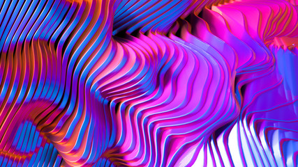 Abstract colorful background. 3d illustration, 3d rendering.