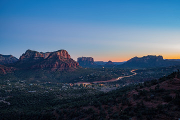 Sunny view of the beautiful landscape of Sedona