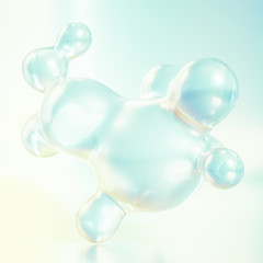 Abstract colorful background. 3d illustration, 3d rendering.