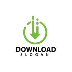 Download logo template design vector, illustration icon