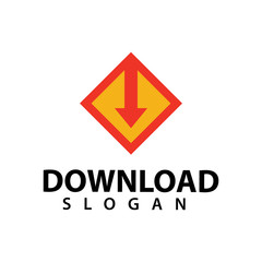 Download logo template design vector, illustration icon