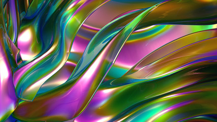 Abstract colorful background. 3d illustration, 3d rendering.