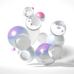 Beautiful background with geometric shape. 3d illustration, 3d rendering.