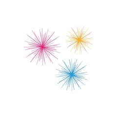 Obraz premium Firework illustration