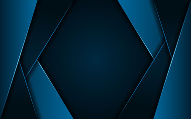 Abstract dark blue background Premium Vector