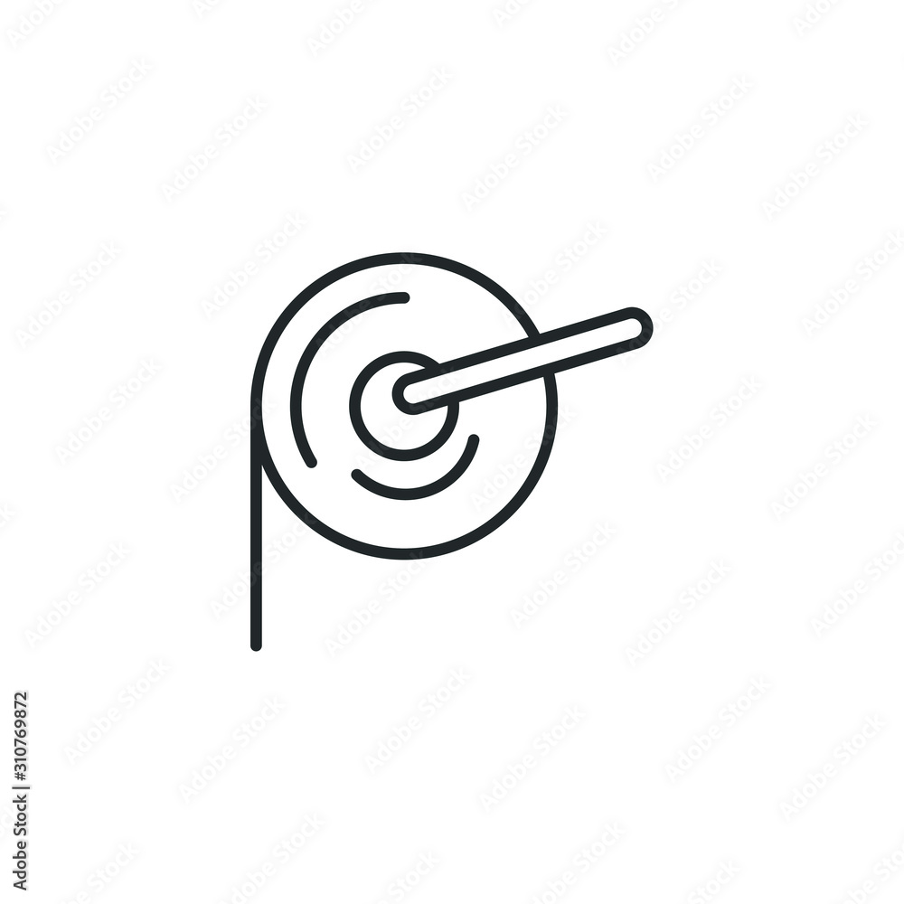Leinwandbilder toilet tissue paper roll icon template color editable. tissue paper symbol vector sign isolated on w