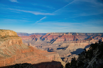 Beautiful landscape of the Hermit Trail, Grand Canyon National Park