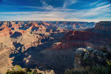 Beautiful landscape of the Hermit Trail, Grand Canyon National Park
