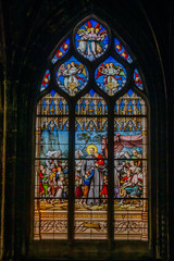 Fototapeta premium vitraux de l'église saint sèverin
