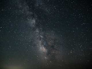 Milky Way stars in night sky