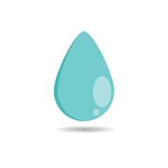 Water drop logo vector icon