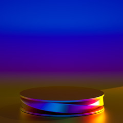 Beautiful background with geometric shape. 3d illustration, 3d rendering.