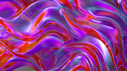 Abstract colorful background. 3d illustration, 3d rendering.