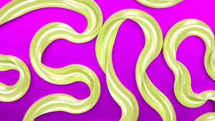 Elegant minimal background. 3d illustration, 3d rendering.