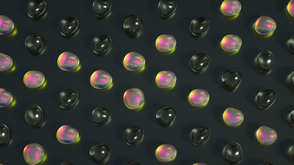 Beautiful background with geometric shape. 3d illustration, 3d rendering.