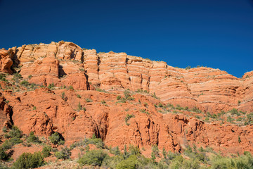 Fototapeta premium Sunny view of the beautiful landscape of Sedona
