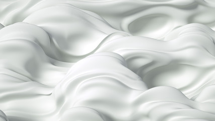 Obraz premium Beautiful luxury elegant backdrop with silk fabric drapery. 3d illustration, 3d rendering.