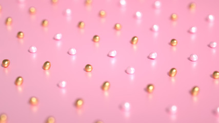 Beautiful background with geometric shape. 3d illustration, 3d rendering.