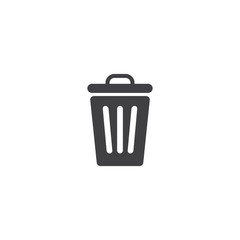 trash icon, bin icon