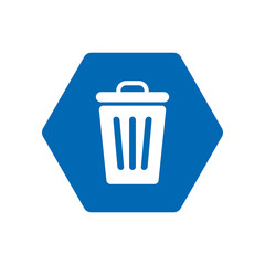 trash icon, bin icon, rubbish icon