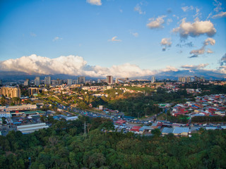 Obraz premium Aerial View of La Sabana, San Jose, Costa Rica