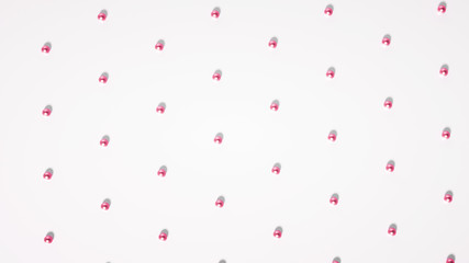 Beautiful background with geometric shape. 3d illustration, 3d rendering.