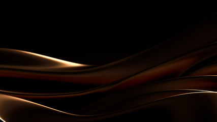 Beautiful luxury elegant backdrop with silk fabric drapery. 3d illustration, 3d rendering. - 310781488