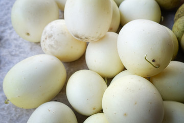 Winter melon in the market
