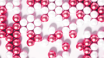 Beautiful background with geometric shape. 3d illustration, 3d rendering.