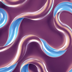 Elegant minimal background. 3d illustration, 3d rendering.