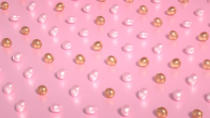 Beautiful background with geometric shape. 3d illustration, 3d rendering.