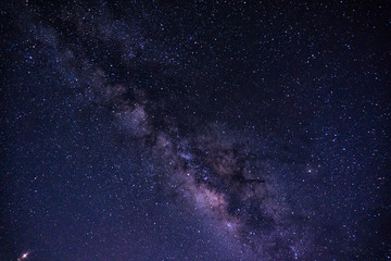 Beautiful Milky Way stars in summer