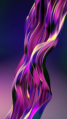 Naklejka premium Beautiful luxury elegant backdrop with silk fabric drapery. 3d illustration, 3d rendering.