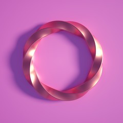 Obraz premium Beautiful background with geometric shape. 3d illustration, 3d rendering.