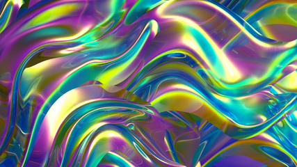 Fototapeta premium Abstract colorful background. 3d illustration, 3d rendering.