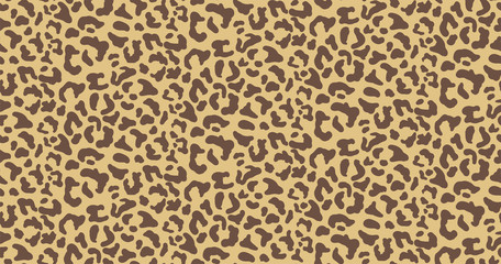 Leopard or jaguar print seamless pattern, textured fashion print, abstract safari background for fabric, textile. Effect of big tropical wild cat fur, spots stylized. Wild cat animal print, safari art