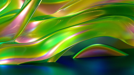 Abstract colorful background. 3d illustration, 3d rendering.