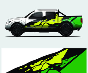 truck decal graphic wrap vector, abstract background