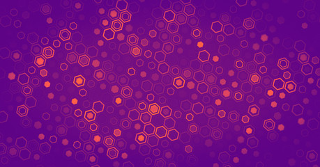 Abstract geometric background consisting of hexagonal figures.Technology illustration concept.