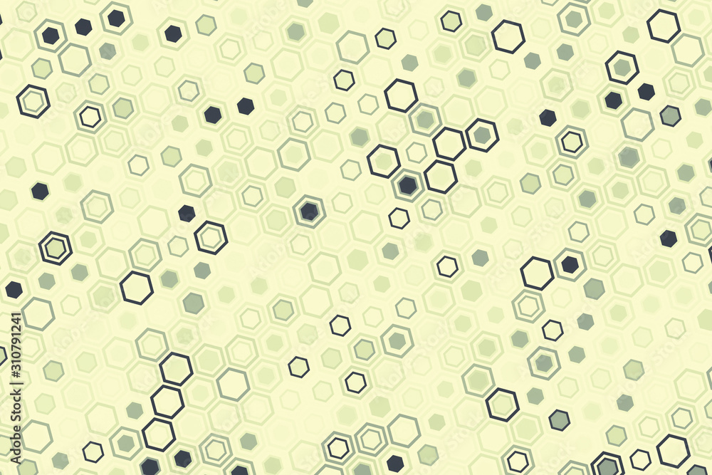 Poster abstract geometric background consisting of hexagonal figures.technology illustration concept.