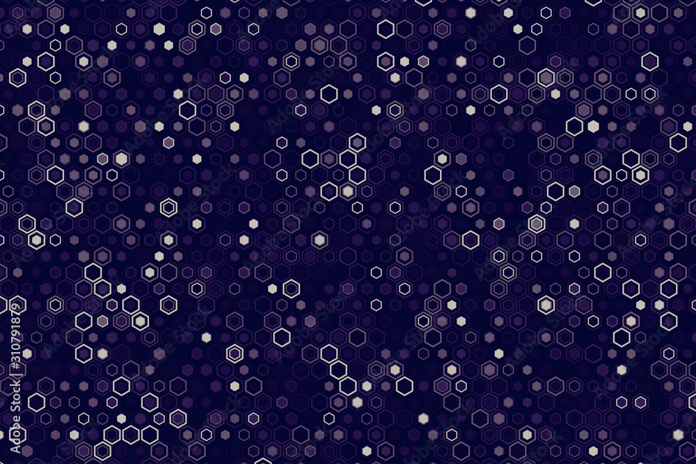 Poster abstract geometric background consisting of hexagonal figures.technology illustration concept.